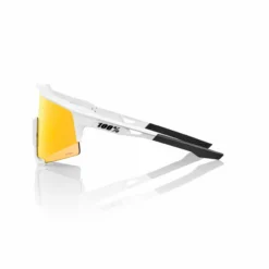 100% SPEEDCRAFT Sunglasses - Soft Tact Off White Frame with HiPER Red Multilayer Mirror Lens -Fielding Gloves Sales SP21 SPEEDCRAFT 60007 00009 PROFILE