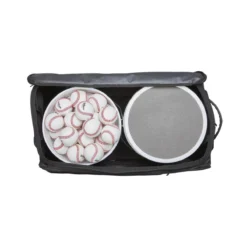 Wilson Coaches Ball Bucket Roller Bag - WB5710701 | Durable Equipment Bag for Baseball & Softball Coaches -Fielding Gloves Sales WB5710701 7 Wilson Ball Bucket Bag Black Detail.png.cq5dam.web .1200.1200