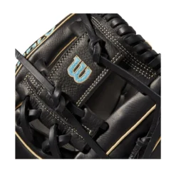 2022 Wilson A1000 DP15 11.5" Infield Baseball Glove - WTA10RB22DP15 | Premium Leather Fielding Glove -Fielding Gloves Sales WBW100132 4 A1000 DP15 IF 115 Blue Black Blonde.png.cq5dam.web .1200.1200