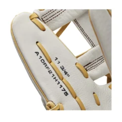 2022 Wilson A1000 H175 11.75" Infield Fastpitch Softball Glove - WTA10RF22H1175 | Premium Leather Glove for Infield Players -Fielding Gloves Sales WBW100178 6 A1000 FP H IF 1175 White Blonde.png.cq5dam.web .1200.1200