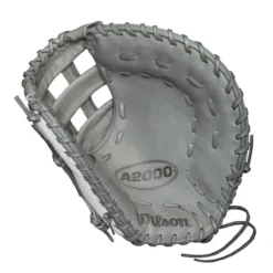 2021 Wilson A2000 FP1BSS 12.5" Fastpitch First Base Mitt - WTA20RF21FP1BSS | Premium Fielding Glove -Fielding Gloves Sales WBW100219 1 A2000 FP 1B FP1BSS 125 WhiteSS Gray Gold.png.cq5dam.web .1200.1200