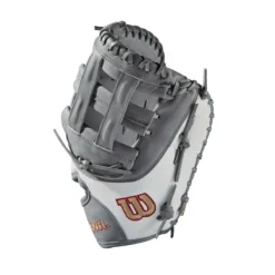 2021 Wilson A2000 FP1BSS 12.5" Fastpitch First Base Mitt - WTA20RF21FP1BSS | Premium Fielding Glove -Fielding Gloves Sales WBW100219 2 A2000 FP 1B FP1BSS 125 WhiteSS Gray Gold.png.cq5dam.web .1200.1200