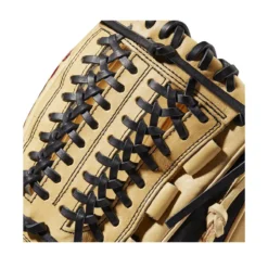 2022 Wilson A2000 D33 11.75" Pitcher's Baseball Glove - WTA20RB22D33 | Premium Leather Fielding Glove -Fielding Gloves Sales WBW100393 4 A2000 Leather D33 1175 Blonde Black.png.cq5dam.web .1200.1200