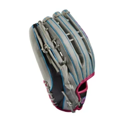 Wilson A2000 SCSP13SS 13" Slowpitch Softball Glove - WBW10040213 | Premium Fielding Glove -Fielding Gloves Sales WBW100402 3 A2000 SP13 SC 13 GreyDimpled GreySS BlackSS.png.cq5dam.web .1200.1200