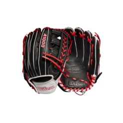 2022 Wilson A1000 PF1892 12.25" Outfield Baseball Glove - WTA10RB22PF1892 | Premium Leather Fielding Glove -Fielding Gloves Sales WBW100407 8 A1000 PF 1892 OF 1225 Black White Red.png.cq5dam.web .1200.1200