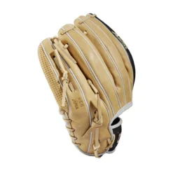 2022 Wilson A2K SC1786 11.5" Infield Baseball Glove: WBW100409115 - Premium Leather, Pro Stock Quality -Fielding Gloves Sales WBW100409 3 A2K 1786 SC IF 115 Blonde Gunmetal.png.cq5dam.web .1200.1200