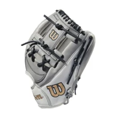 2022 Wilson A2000 H75 11.75" Infield Fastpitch Softball Glove - WTA20RF22H75 | Premium Leather Glove for Infield Players -Fielding Gloves Sales WBW100437 2 A2000 FP IF H75 1175 Grey White.png.cq5dam.web .1200.1200