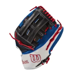 2022 Wilson A2K MB50 Mookie Betts GM 12.5" Baseball Glove - WTA2KRB22MB50GM | Premium Fielding Glove -Fielding Gloves Sales WBW100472 2 A2K Mookie Betts MB50 GM 125 WhiteSS BlueSS Black Red.png.cq5dam.web .1200.1200