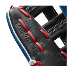 2022 Wilson A2K MB50 Mookie Betts GM 12.5" Baseball Glove - WTA2KRB22MB50GM | Premium Fielding Glove -Fielding Gloves Sales WBW100472 6 A2K Mookie Betts MB50 GM 125 WhiteSS BlueSS Black Red.png.cq5dam.web .1200.1200