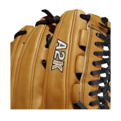 2023 Wilson A2K D33 11.75" Pitcher's Baseball Glove - WBW1008931175 | Premium Leather Fielding Glove -Fielding Gloves Sales WBW100893 5 A2K P D33 1175 VintageTan Black.png.cq5dam.web .1200.1200