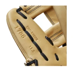 2023 Wilson A2000 1786 11.5" Infield Baseball Glove - WBW100969115 | Premium Leather Fielding Glove -Fielding Gloves Sales WBW100969 6 2023 A2000 IF 1786 115 Blonde Blonde Black.png.cq5dam.web .1200.1200