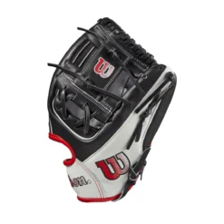 2023 Wilson A2000 1975 11.75" Infield Baseball Glove - WBW1009701175 | Premium Leather Fielding Glove -Fielding Gloves Sales WBW100970 2 2023 A2000 IF 1975 1175 Black White Red.png.cq5dam.web .1200.1200