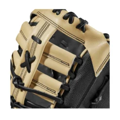 2023 Wilson A2000 1679 Super Skin 12.5" Baseball First Base Mitt - WBW100979125 | Premium Fielding Glove -Fielding Gloves Sales WBW100979 4 A2000 1B 1679SS 125 Black BlackSS Blonde.png.cq5dam.web .1200.1200