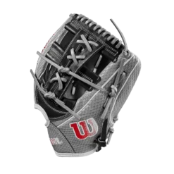 2023 Wilson A2000 FP75SS 11.75" Infield Fastpitch Glove - WBW1009911175 | Premium Fastpitch Softball Glove -Fielding Gloves Sales WBW100991 2 A2000 FP FP75SS 1175 GreySnakeSS Black Red
