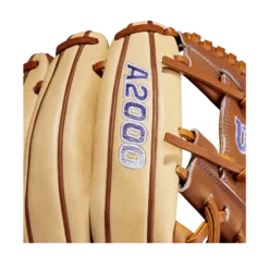 2023 Wilson A2000 SB22 11.75" Infield Fastpitch Glove - WBW1010161175 | Premium Fastpitch Glove for Infielders -Fielding Gloves Sales WBW101016 5 A2000 FP Sis Bates GM FP1975 1175 Blonde SaddleTan Purple