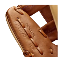 2023 Wilson A2000 SB22 11.75" Infield Fastpitch Glove - WBW1010161175 | Premium Fastpitch Glove for Infielders -Fielding Gloves Sales WBW101016 6 A2000 FP Sis Bates GM FP1975 1175 Blonde SaddleTan Purple