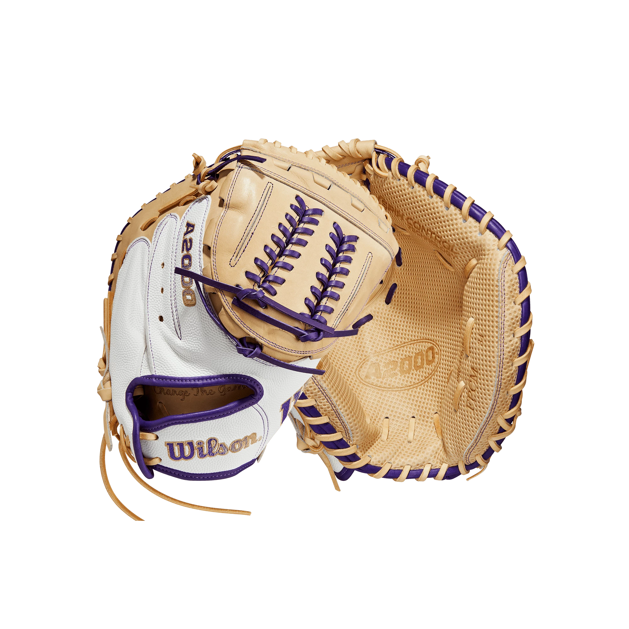 2023 Wilson A2000 Aubree Munro AM1 34" Fastpitch Catcher's Mitt: WBW10101834 - Premium Fielding Glove - Image 8