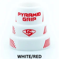 Louisville Slugger Pyramid Grips: Multi Color - Premium Bat Grips for Enhanced Grip & Comfort -Fielding Gloves Sales WHITE RED