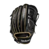 2020 Wilson A2K 12" Pitchers Baseball Glove - WTA2KRB20B2 | Premium Leather Fielding Glove -Fielding Gloves Sales WTA2KRB20B2 0 A2K Pitcher B212 12 Black Blonde Back