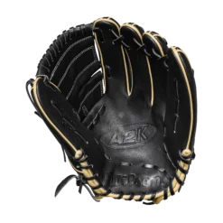 2020 Wilson A2K 12" Pitchers Baseball Glove - WTA2KRB20B2 | Premium Leather Fielding Glove -Fielding Gloves Sales WTA2KRB20B2 1 A2K Pitcher B212 12 Black Blonde Palm