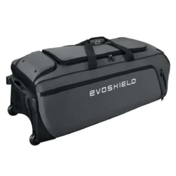 EVOSHIELD Stone Wall Wheeled Bag - Durable Roller Equipment Bag for Sports Gear (Multiple Colors: WTV9400) -Fielding Gloves Sales WTV9400GY 0 Evoshield Stonewall Wheeled Bag Side.png.cq5dam.web .1200.1200