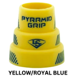Louisville Slugger Pyramid Grips: Multi Color - Premium Bat Grips for Enhanced Grip & Comfort -Fielding Gloves Sales YELLOW ROYALBLUE