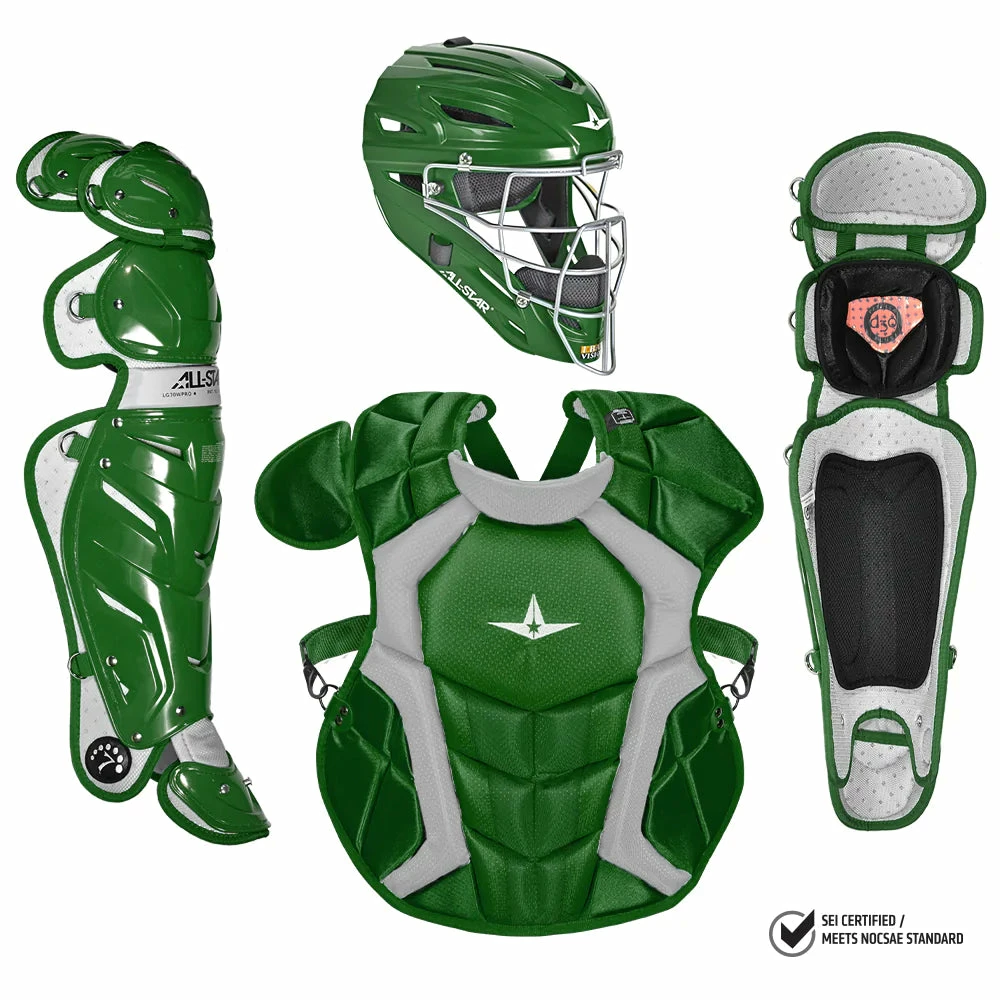 All-Star S7 (Adult) Pro Catcher's Kit - NOCSAE Approved | CKCCPRO1 | Premium Catcher's Gear 5 All-Star S7 (Adult) Pro Catcher's Kit - NOCSAE Approved | CKCCPRO1 | Premium Catcher's Gear - Image 3