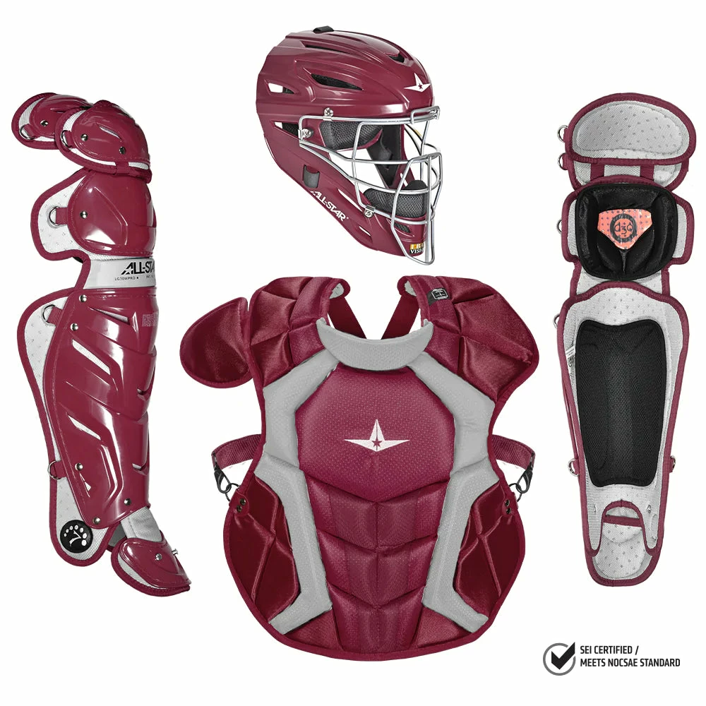 All-Star S7 (Adult) Pro Catcher's Kit - NOCSAE Approved | CKCCPRO1 | Premium Catcher's Gear 6 All-Star S7 (Adult) Pro Catcher's Kit - NOCSAE Approved | CKCCPRO1 | Premium Catcher's Gear - Image 4