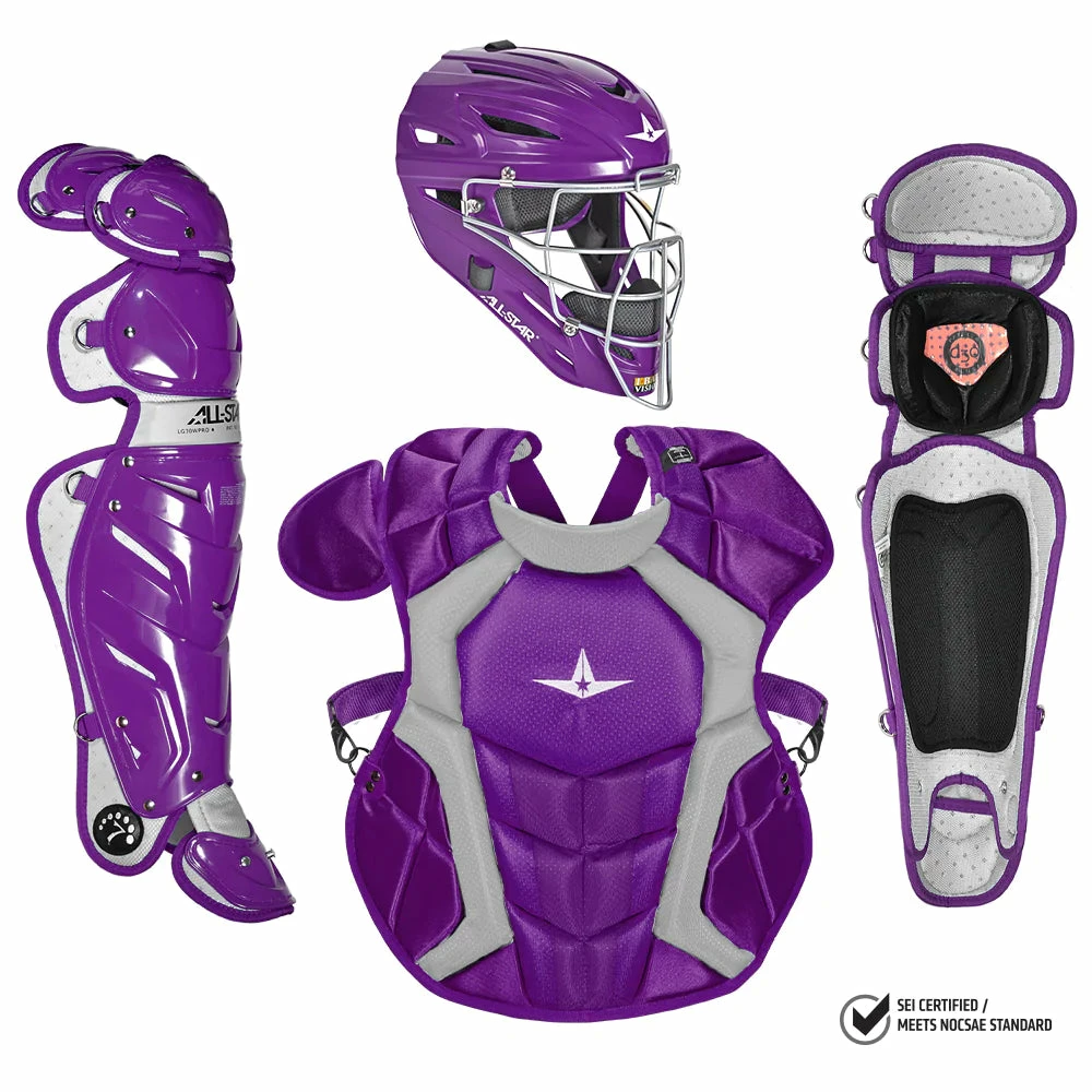 All-Star S7 (Adult) Pro Catcher's Kit - NOCSAE Approved | CKCCPRO1 | Premium Catcher's Gear 8 All-Star S7 (Adult) Pro Catcher's Kit - NOCSAE Approved | CKCCPRO1 | Premium Catcher's Gear - Image 6