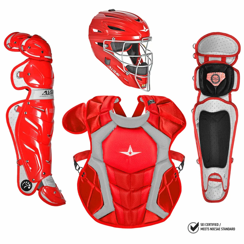 All-Star S7 (Adult) Pro Catcher's Kit - NOCSAE Approved | CKCCPRO1 | Premium Catcher's Gear 10 All-Star S7 (Adult) Pro Catcher's Kit - NOCSAE Approved | CKCCPRO1 | Premium Catcher's Gear - Image 8