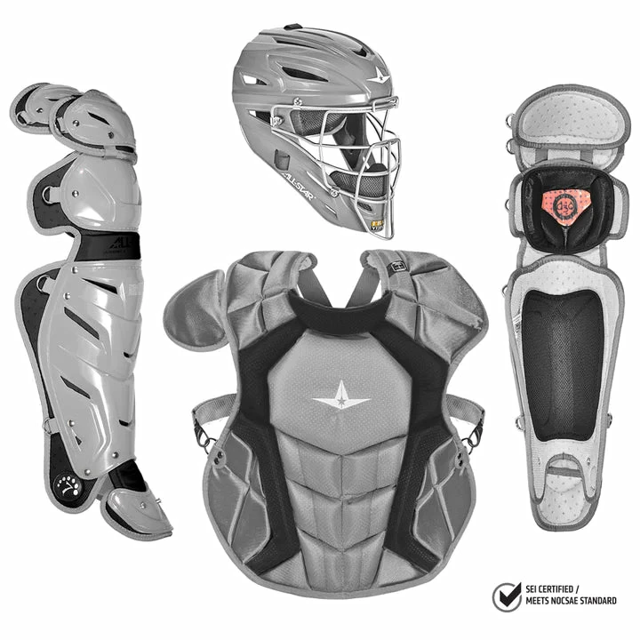 All-Star S7 (Adult) Pro Catcher's Kit - NOCSAE Approved | CKCCPRO1 | Premium Catcher's Gear 11 All-Star S7 (Adult) Pro Catcher's Kit - NOCSAE Approved | CKCCPRO1 | Premium Catcher's Gear - Image 9