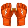 Bruce Bolt PREMIUM PRO Long Cuff Batting Gloves: Orange - High-Performance Baseball Gloves for Enhanced Grip & Comfort -Fielding Gloves Sales premium pro long cuff batting gloves orange brucebolt 571260