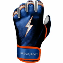 Bruce Bolt PREMIUM PRO NIMMO Short Cuff Batting Gloves - Blue | High-Performance Baseball Gloves -Fielding Gloves Sales premium pro nimmo series short cuff batting gloves blue gloves brucebolt 759915