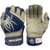 2022 Spiderz PRO Model Batting Gloves - Navy Blue/White | Premium Baseball & Softball Gloves -Fielding Gloves Sales pronavywhite
