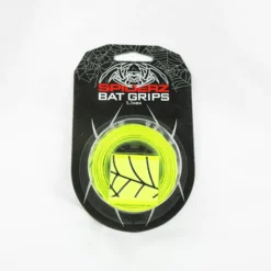 Spiderz Bat Grip (1.1 MM) - Fluorescent Yellow/Black | Enhanced Grip & Durability for Baseball & Softball